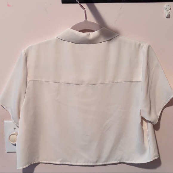 OAK + FORT CROPPED COLLARED BLOUS 🐇 - Picture 7 of 8